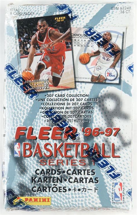 1996/97 Fleer Series 1 Basketball Hobby Box 